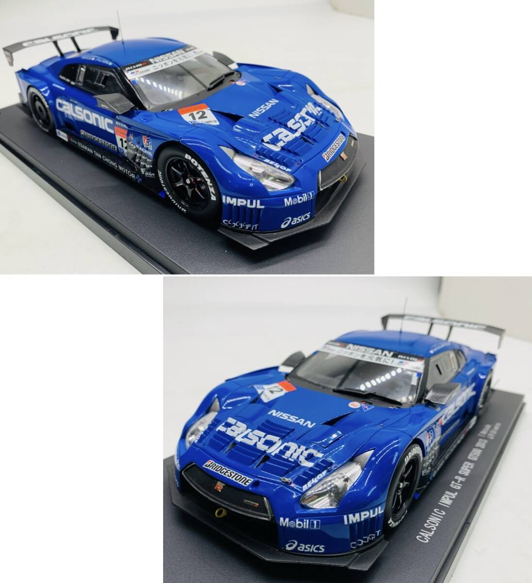  Junk EBBRO EBBRO 1|18 Calsonic "Impul" GT-R No.12 2013 * lack of * damage have 