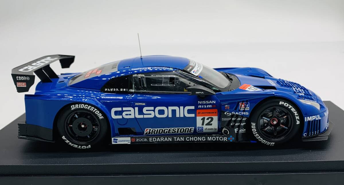  Junk EBBRO EBBRO 1|18 Calsonic "Impul" GT-R No.12 2013 * lack of * damage have 