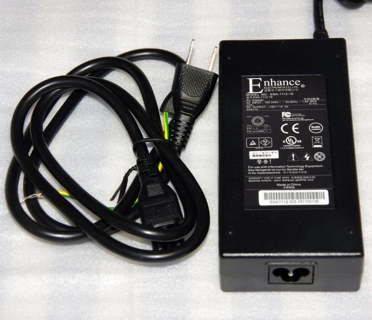 玄人志向 KRPW―AC120W ACアダプター  電源ユニット ATX SFX 変換コネクタ付き