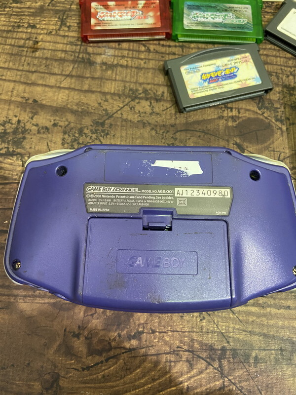 S-191◆1円～◆GBA SP 本体 ソフト まとめ ゲームボーイアドバンス ポケモン マリオ ロックマン他 Nintendo リーフグリーン_画像7