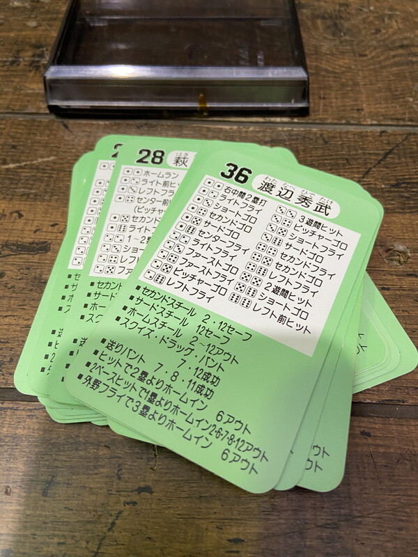 S-20◆タカラ プロ野球カードゲーム 56年度 広島東洋カープ 選手カード 昭和 当時物 1981年_画像7
