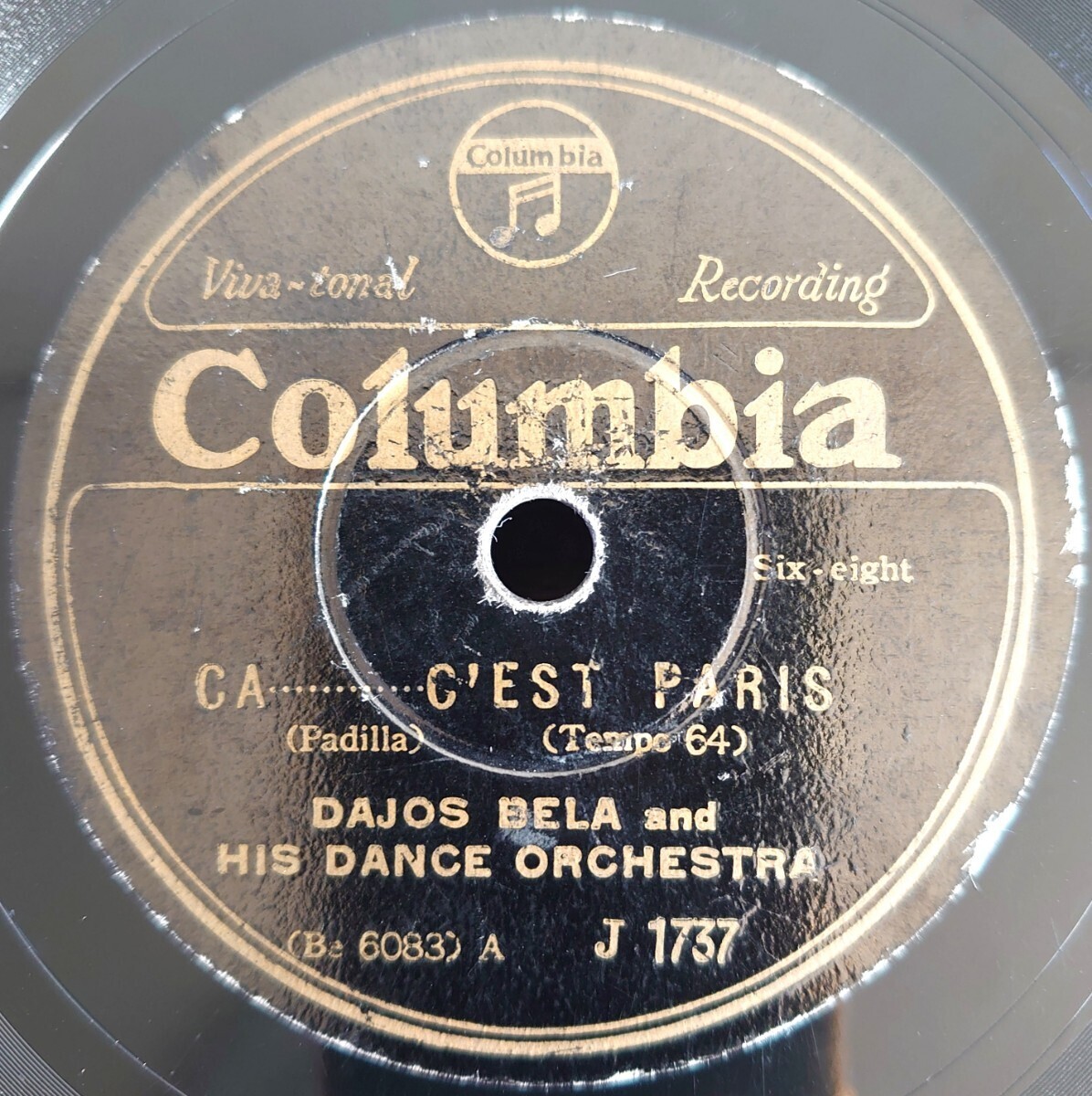 [SP Record для фонографов] CA ・ ・ ・ ・ ・ ・ ・ est Paris/A Paris Dans Chaque Faubourg/Dajos Бела;