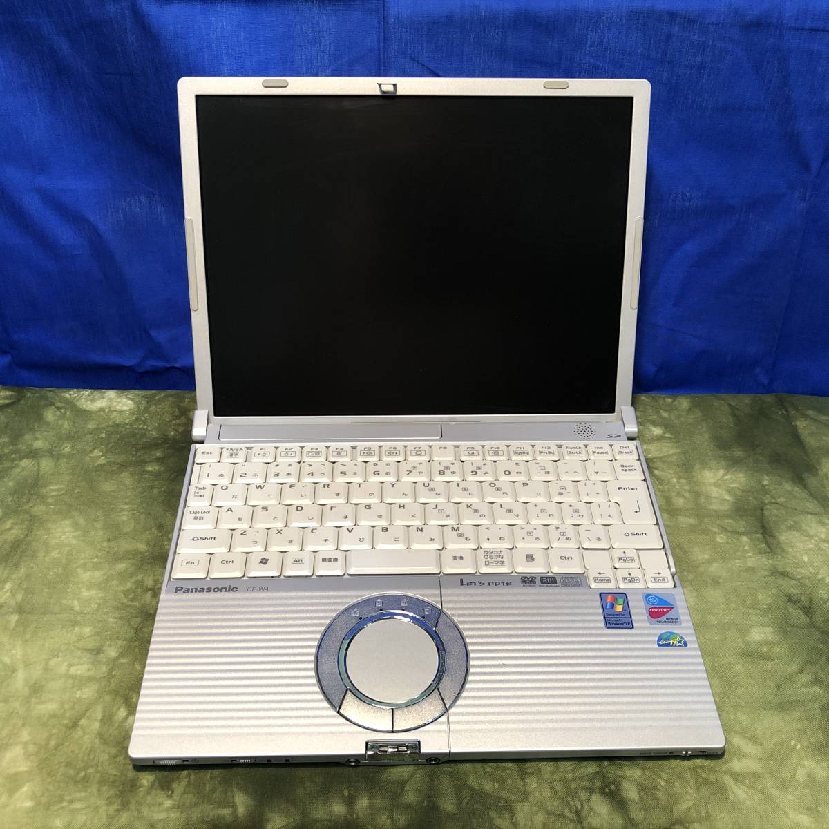 ノートPC　Panasonic Let's Note　CF-W4HW8AXR　Intel Pentium Mプロセッサー753　HDD：60GB　メモリ：512M　12.1型TFTカラー液晶_画像2