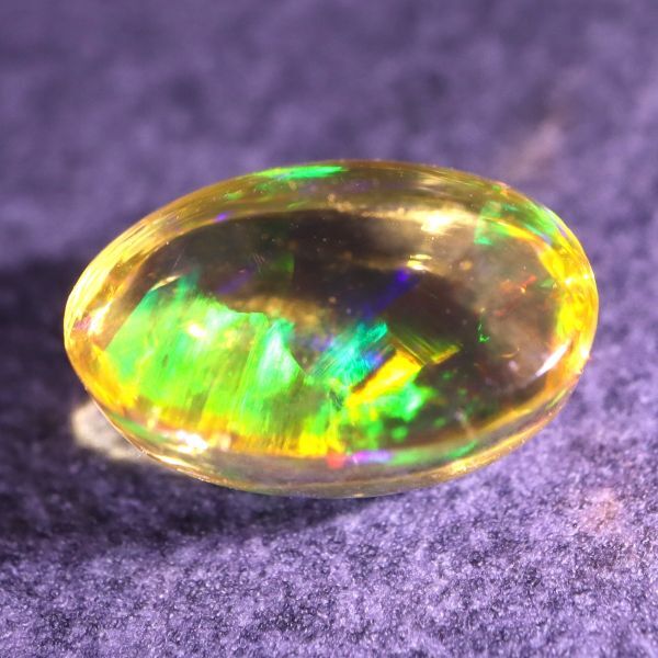 天然ファイアオパール メキシコ産 0.940ct 欧泊 裸石 宝石 ジュエリー 遊色 ファイヤーオパール 天然 墨西哥 loose jewelry fire opal_画像5