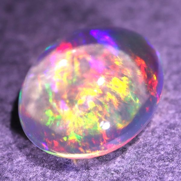 天然オパール メキシコ産 1.700ct 欧泊 ルース 裸石 宝石 卸 ジュエリー 遊色 素材 天然 墨西哥 cabochon loose jewelry opal mexican_画像1