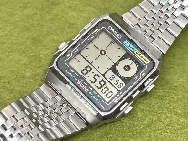 Yahoo!オークション - ビンテージ CASIO 多面デジタル クロノ Yahoo!オークション - ビンテージ CASIO 多面デジタル クロノ