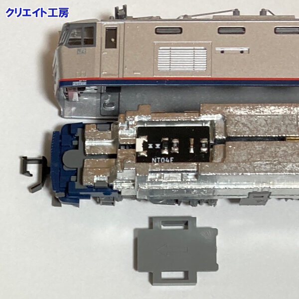 NT510-SN 常点灯 スナバ回路付き 電球色LEDヘッドライト基板 １個 TOMIX EF510用　クリエイト工房_画像2