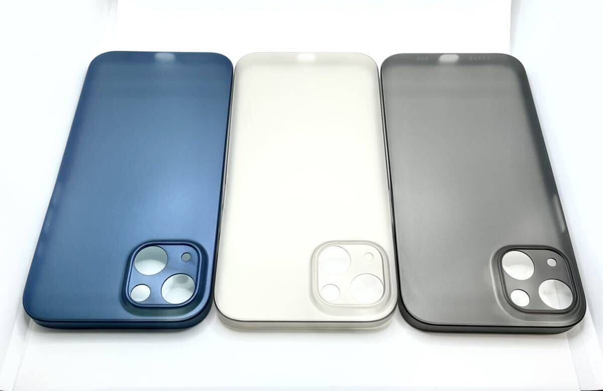 【3色セット】iPhone12用ケース iPhone12Pro 用ケース 0.3MM 極薄 半透明 マット仕上げ 高品質 その日の気分によって着せ替え! の画像9