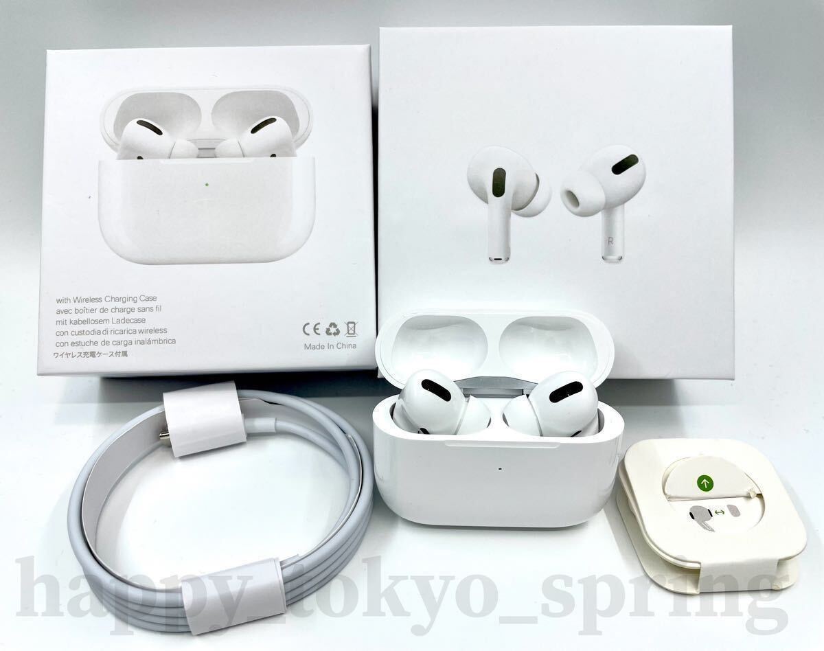 【2024最新】AirPods Pro型 Pro ワイヤレスイヤホン Bluetooth 5.3 TWS 充電ケース付 イヤホン 高品質 Android iPhone 8 X 11 12 13 14 15.の画像2