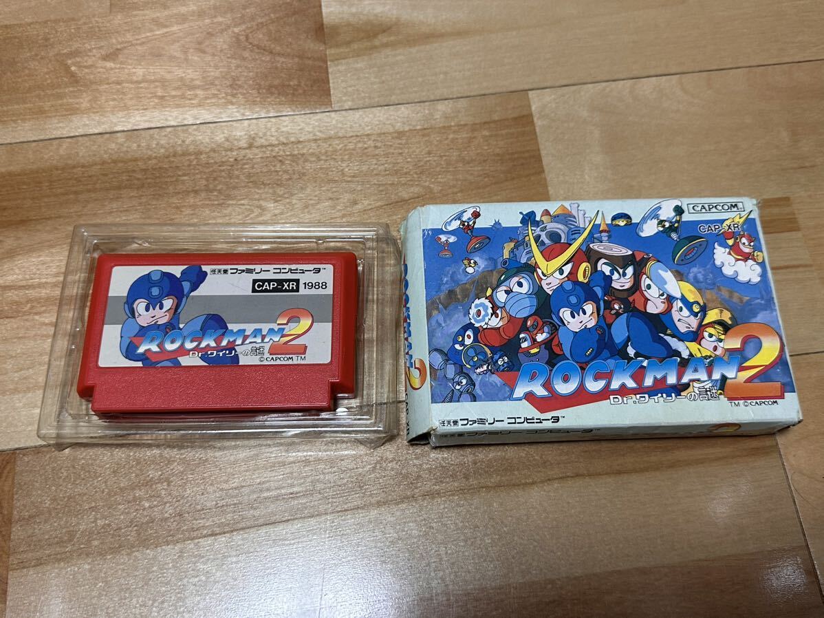 FC ロックマン2 箱有り　説明書なし　ファミコン CAPCOM MEGAMAN_画像1