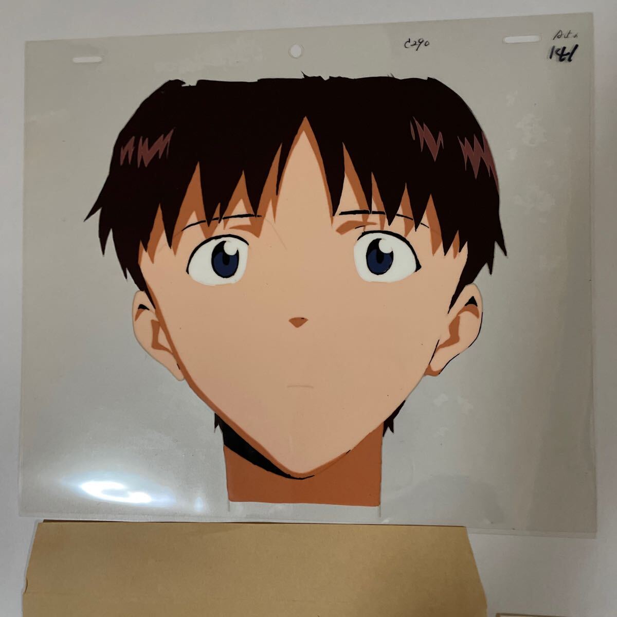 エヴァンゲリオン セル画 + 原画 碇シンジ まんだらけ保証書付き エヴァンゲリオン セル画 + 原画 碇シンジ まんだらけ保証書付き