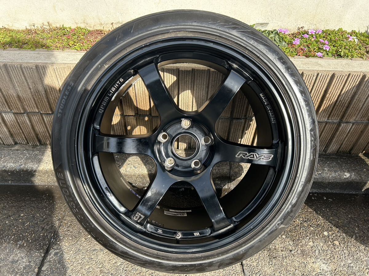 RAYS グラムライツ 57 DR スペックD 19インチ 5H120 9.5J +35 2本セット レイズ 軽量 SPEC-D gram LIGHT BMW M3 M4 M2 E F PCD120 レクサスの画像5