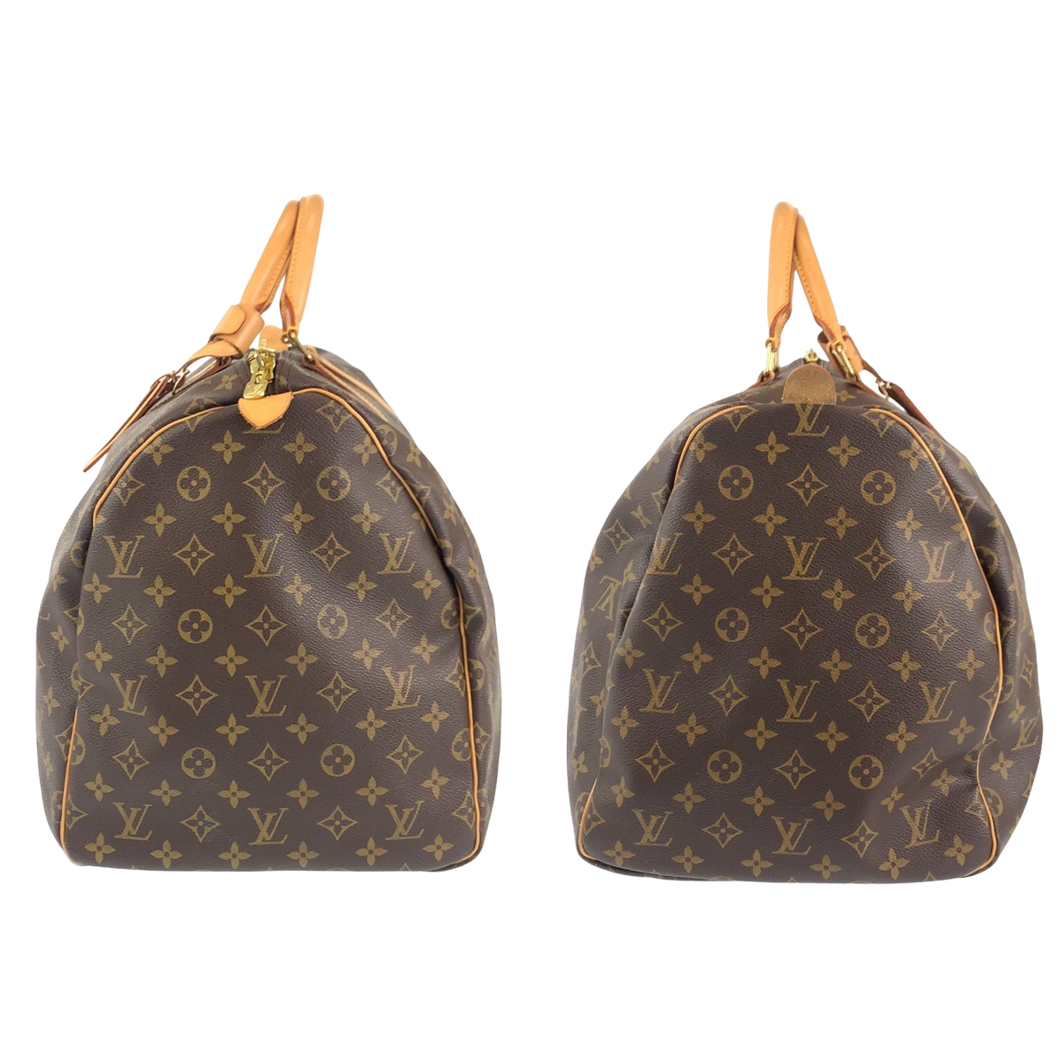 LOUIS VUITTON ルイヴィトン モノグラム キーポル55 ブラウン 茶 PVC M41424 ボストンバッグ 旅行バッグ メンズ 405091_画像9