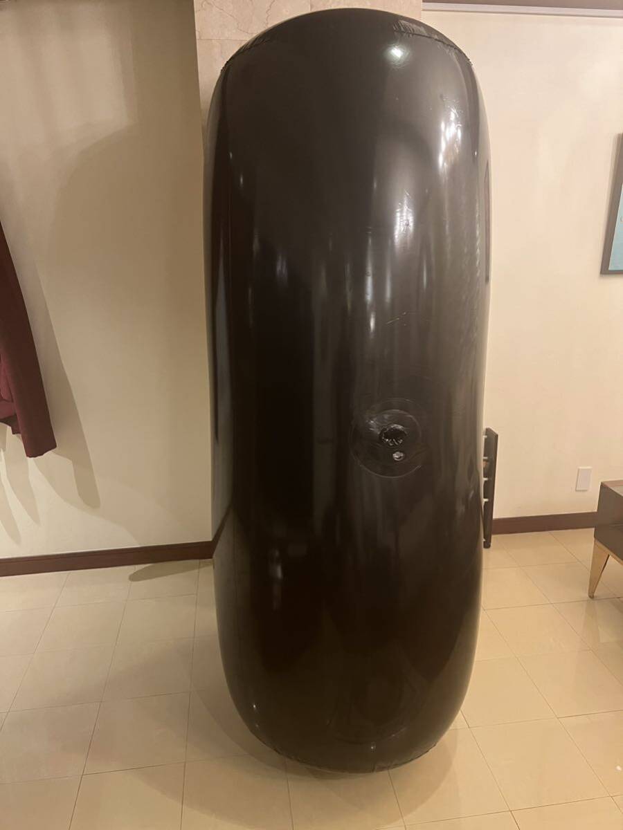 ライドロール 巨大 レア 空ビ 浮き輪 ビーチボール フロート ブラック ブラックフライデー限定製品 日本未発売 200センチの画像2