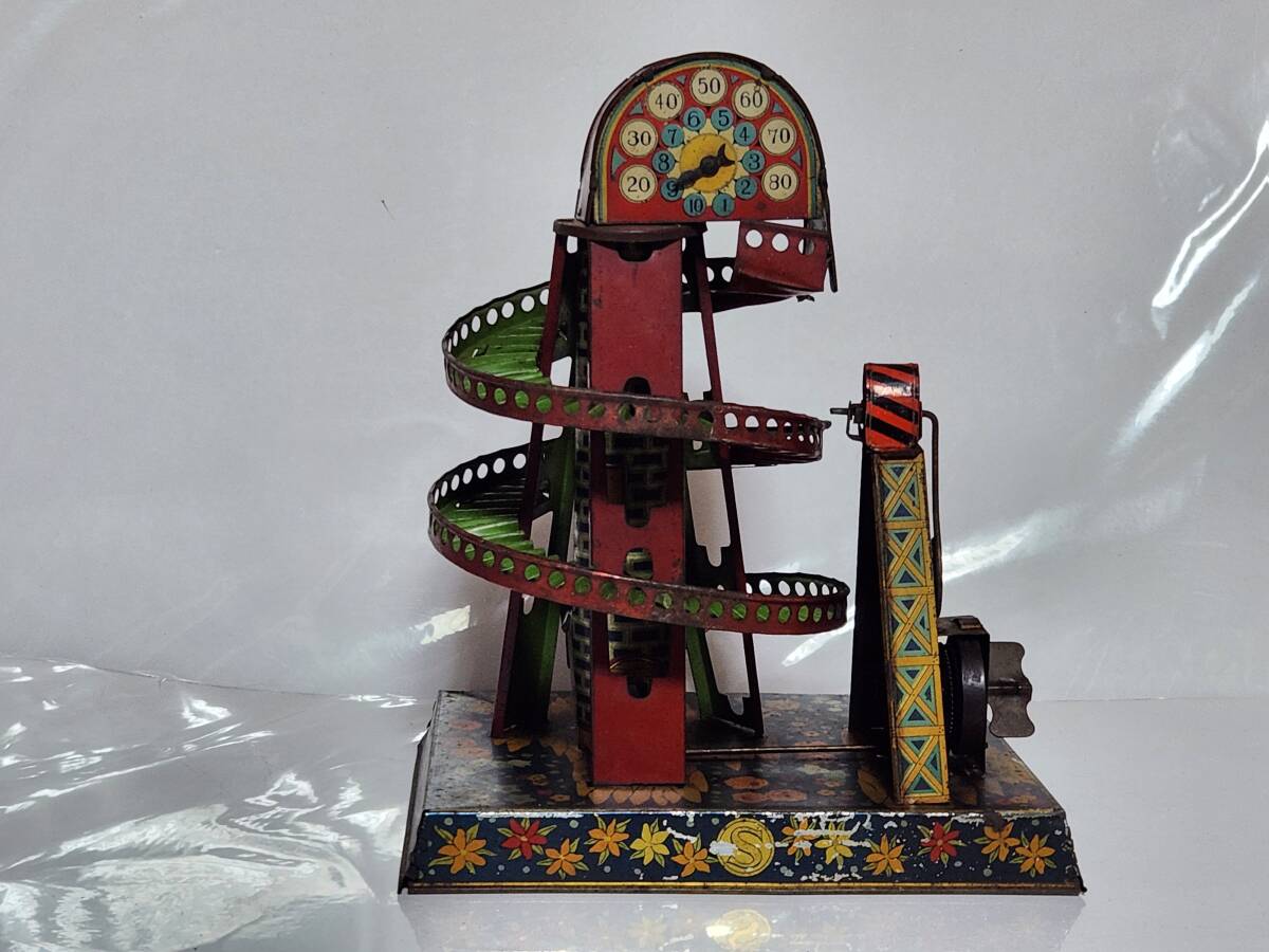戦前　時計台のブリキおもちゃ　日本製_画像1