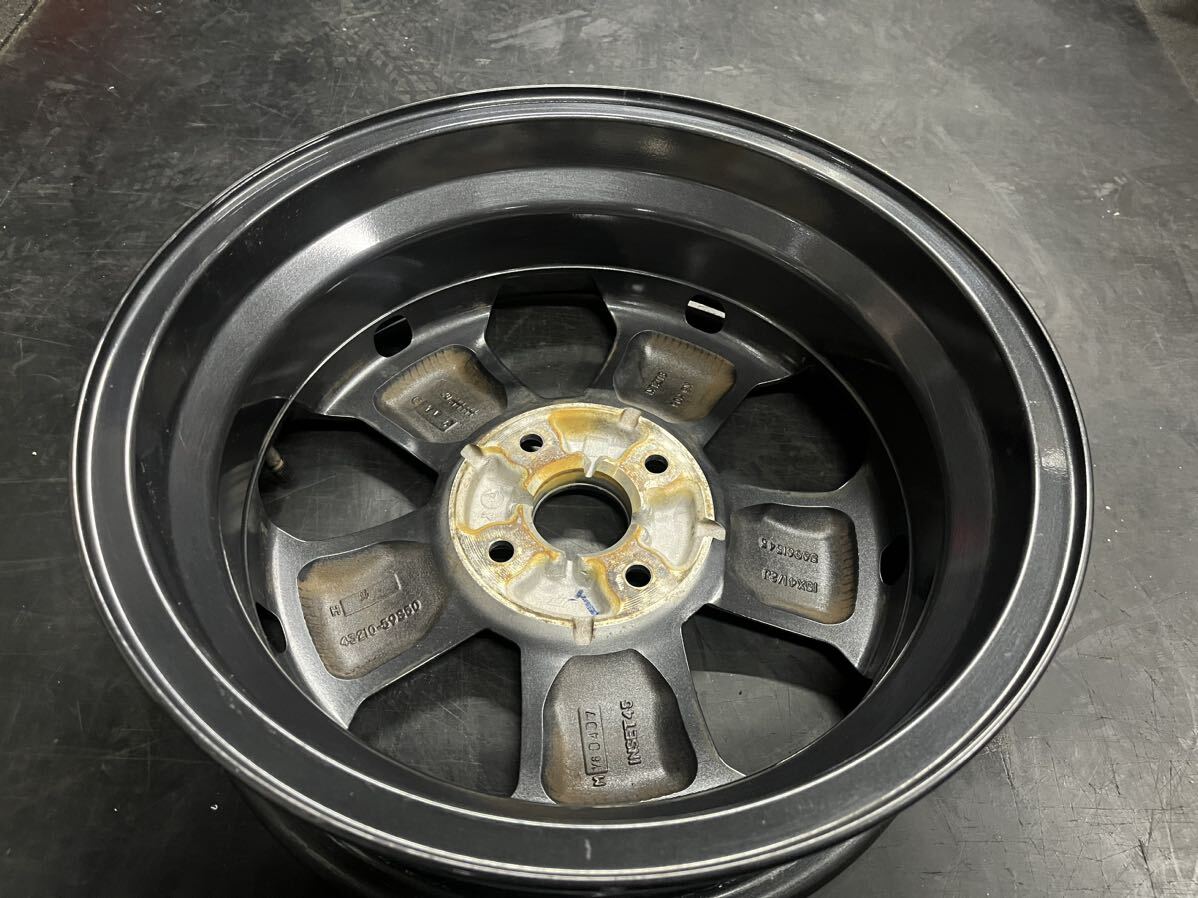 スズキ ハスラー 純正15インチアルミホイール １本中古です。を15x4.5J ET+45 PCD100x4Hの画像5