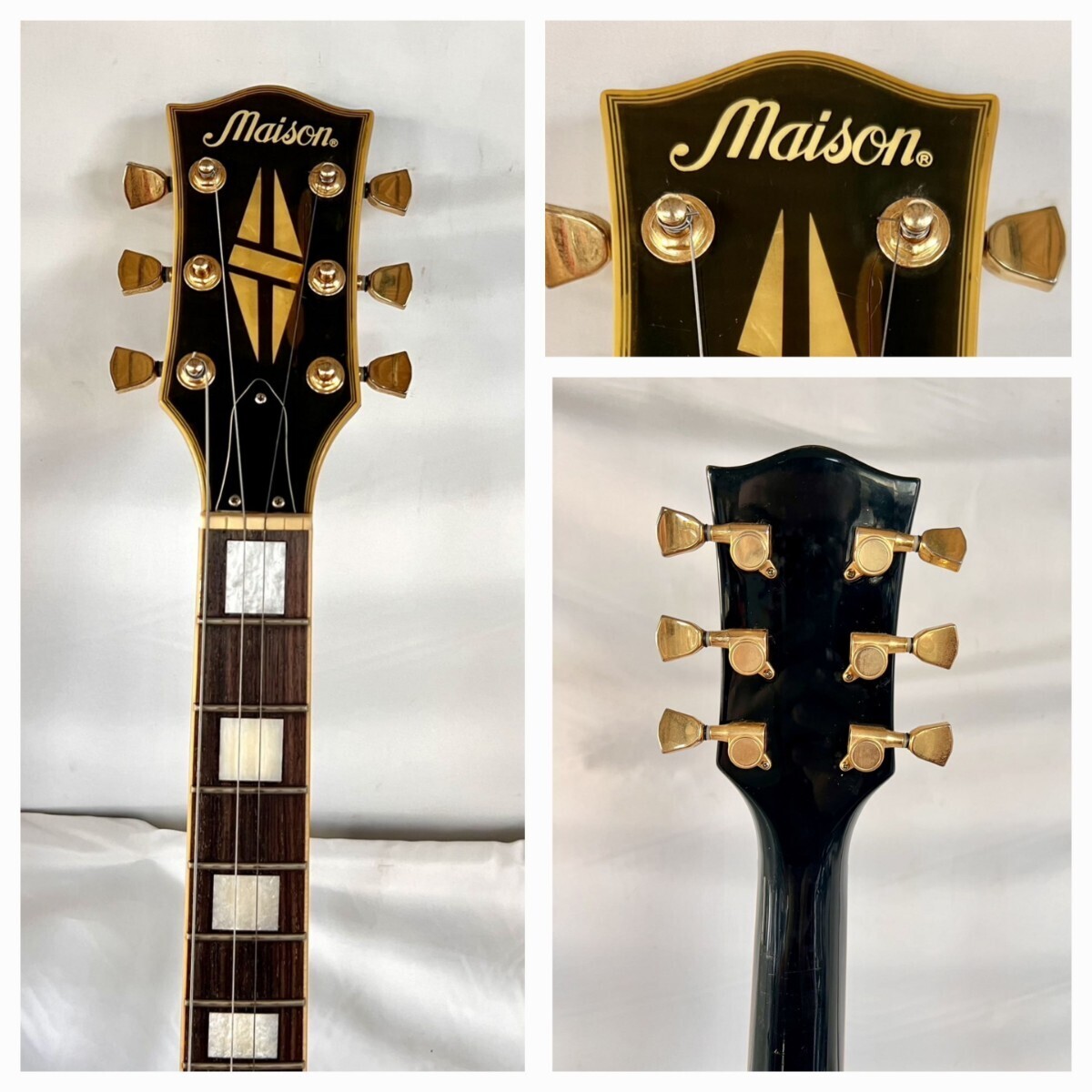 F605 ★Maison メイソン エレキギター 型番不明 ソフトケース付きの画像7