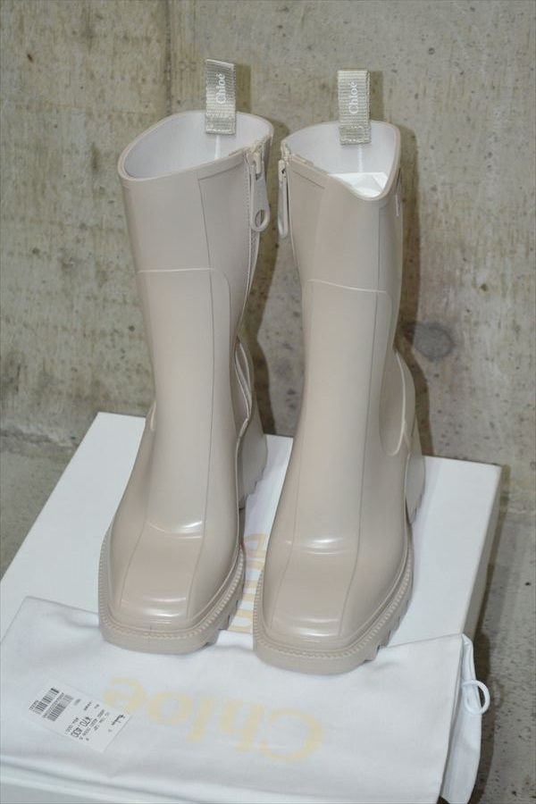 クロエ　Chloe　レインブーツ　RAINBOOTS　BETTY　長靴　シューズ靴　40W(26cm) 　CHC19W239G828U40W D5281_画像1