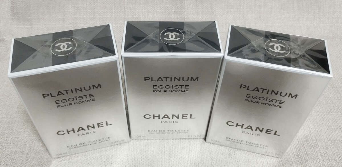 CHANEL シャネル 香水　エゴイスト プラチナム オードトワレ　100ml　おまとめ3点_画像2