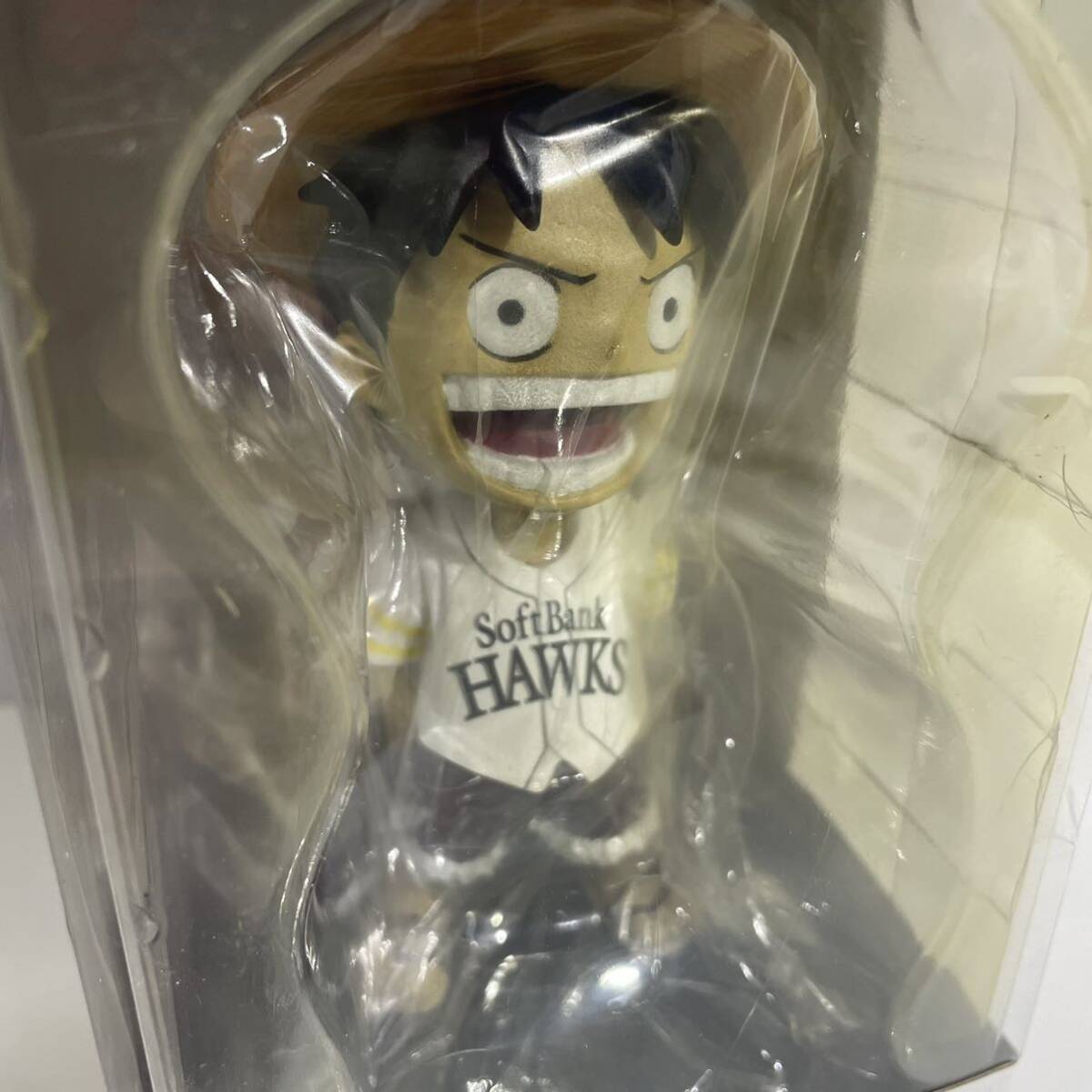 ワンピース ボビングヘッド フィギュア ONE PIECE モンキー・D・ルフィ 福岡ソフトバンクホークス 野球 SoftBank HAWKS コラボ_画像5