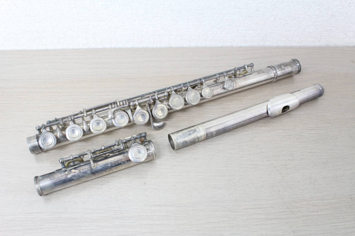 1000円～売り切り!! YAMAHAヤマハ YFL-31 フルートハードケース付 Sterling Silver 3I722_画像8