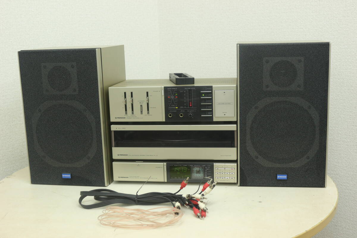 【ジャンク/現状品】PIONEER パイオニア システムコンポ A-X7 PL-X7 F-X9 S-X33 A286_画像1