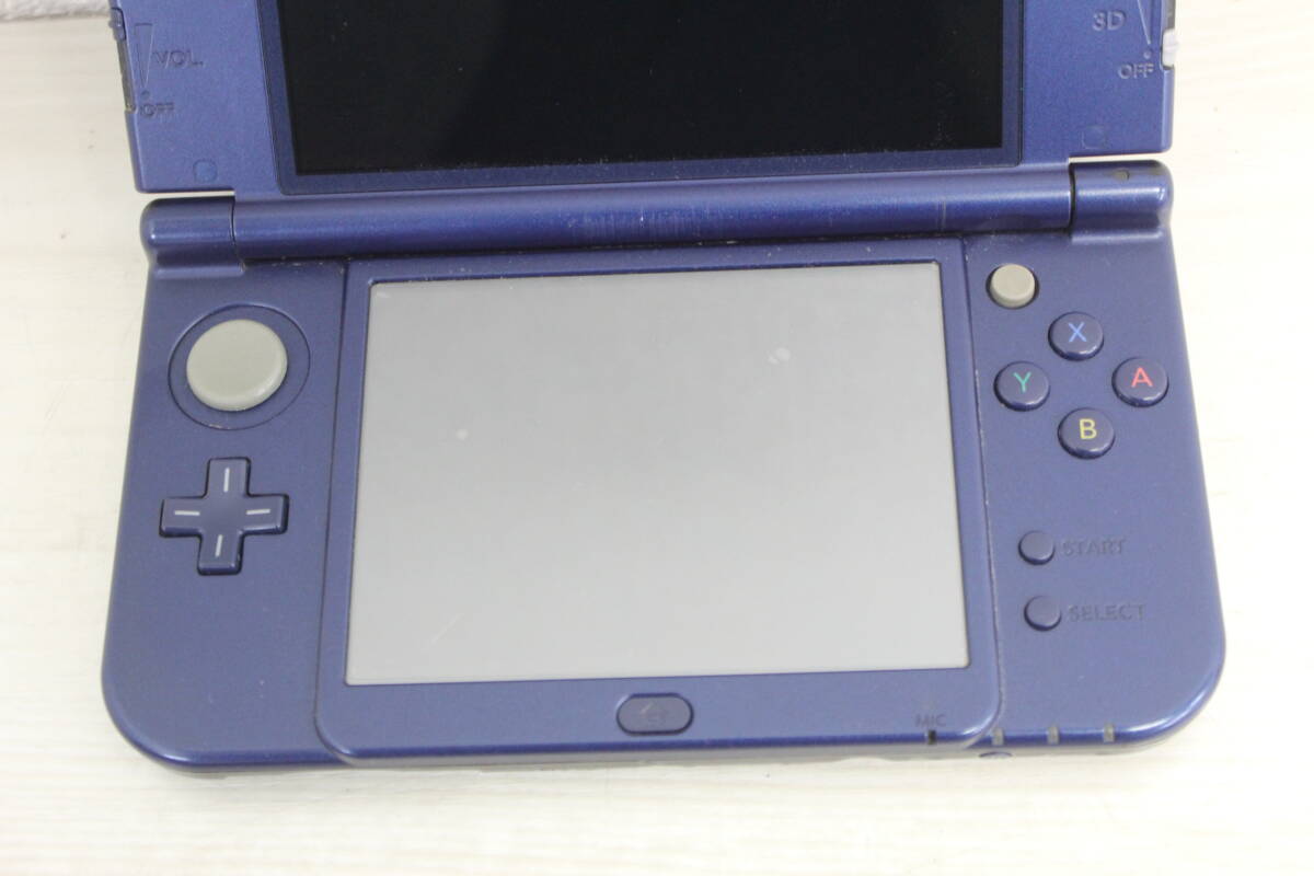 New Nintendo 3DSLL 任天堂 RED-001 メタリックブルー 3I996_画像6