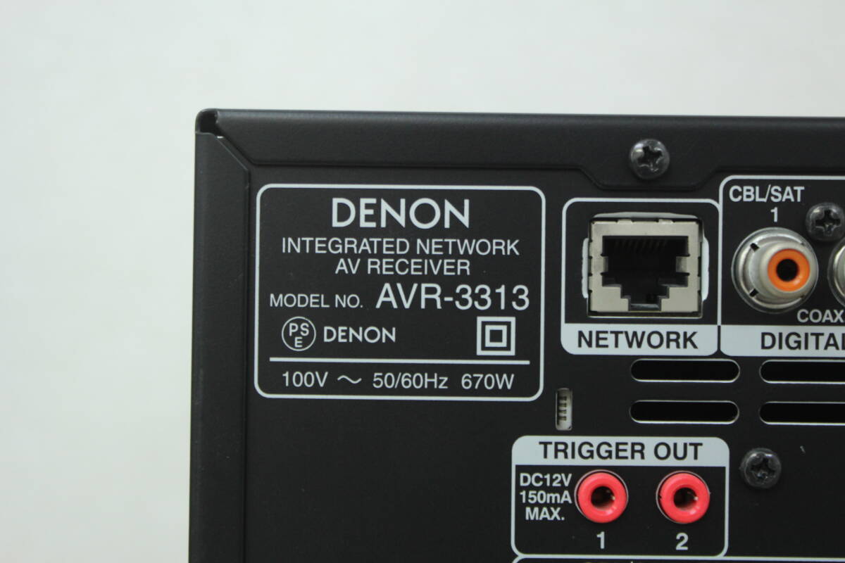  DENON AVR-3313 AVアンプ AVサラウンドレシーバー 2021年製 8I821_画像5