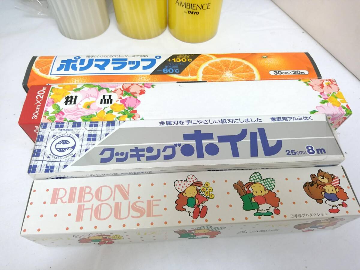 【未使用品～USED品】タオル 寸銅型ポット マグカップ カトラリー他 生活雑貨 大量おまとめセット/座布団カバー/ポリマラップ他/14-RHQ69_画像10