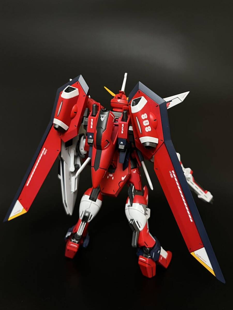 HG 1/144イモータルジャスティスガンダム 塗装完成品 機動戦士ガンダムSEED ガンプラ プラモデル _画像7