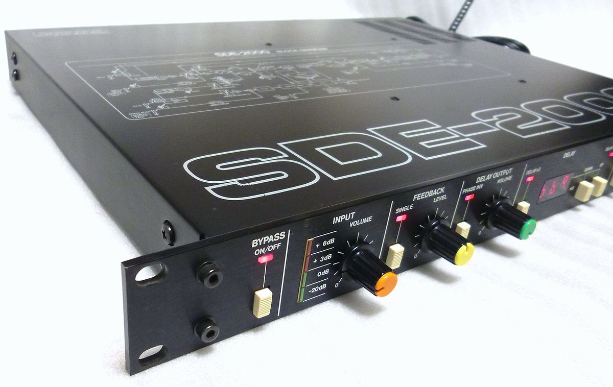 [ postage included * prompt decision ]Roland Roland digital Delay SDE-2000 complete operation exterior excellent 1 week operation guarantee 