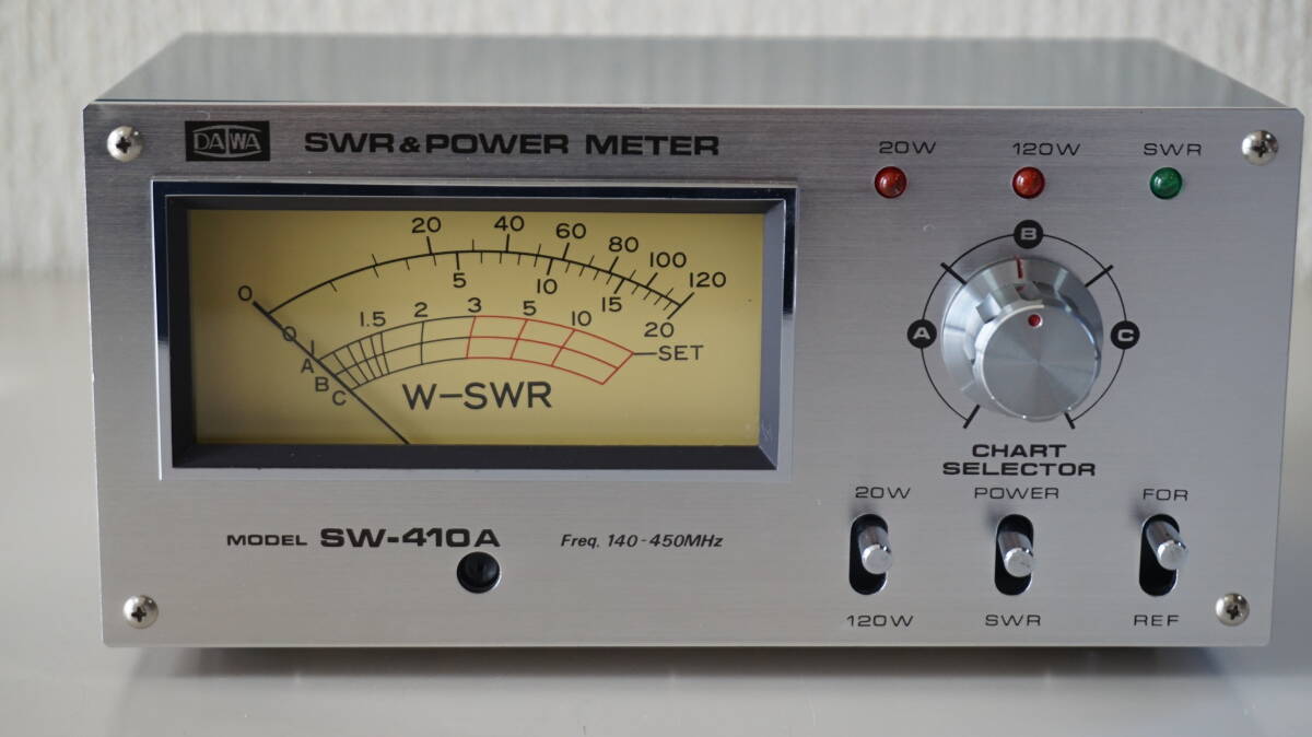 DAIWA ダイワ　140MHz〜450MHz SWRパワー計　 swr power meter SW-410A_画像2
