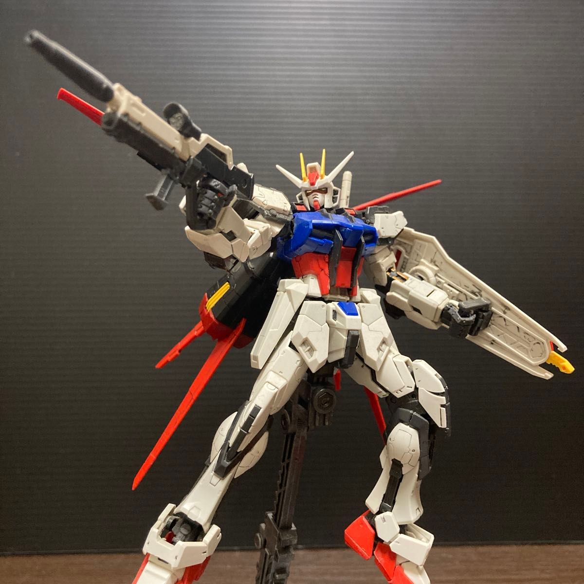 hqガンプラ完成品ジャンク 機動戦士ガンダムSEED RG 1/144 エールストライクガンダム バンダイ プラモデル