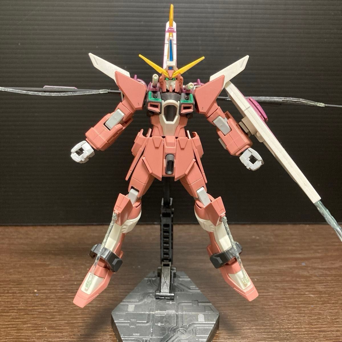 hiガンプラ完成品ジャンク 機動戦士ガンダムSEED DESTINY HG 1/144 ∞ジャスティスガンダム バンダイプラモデル