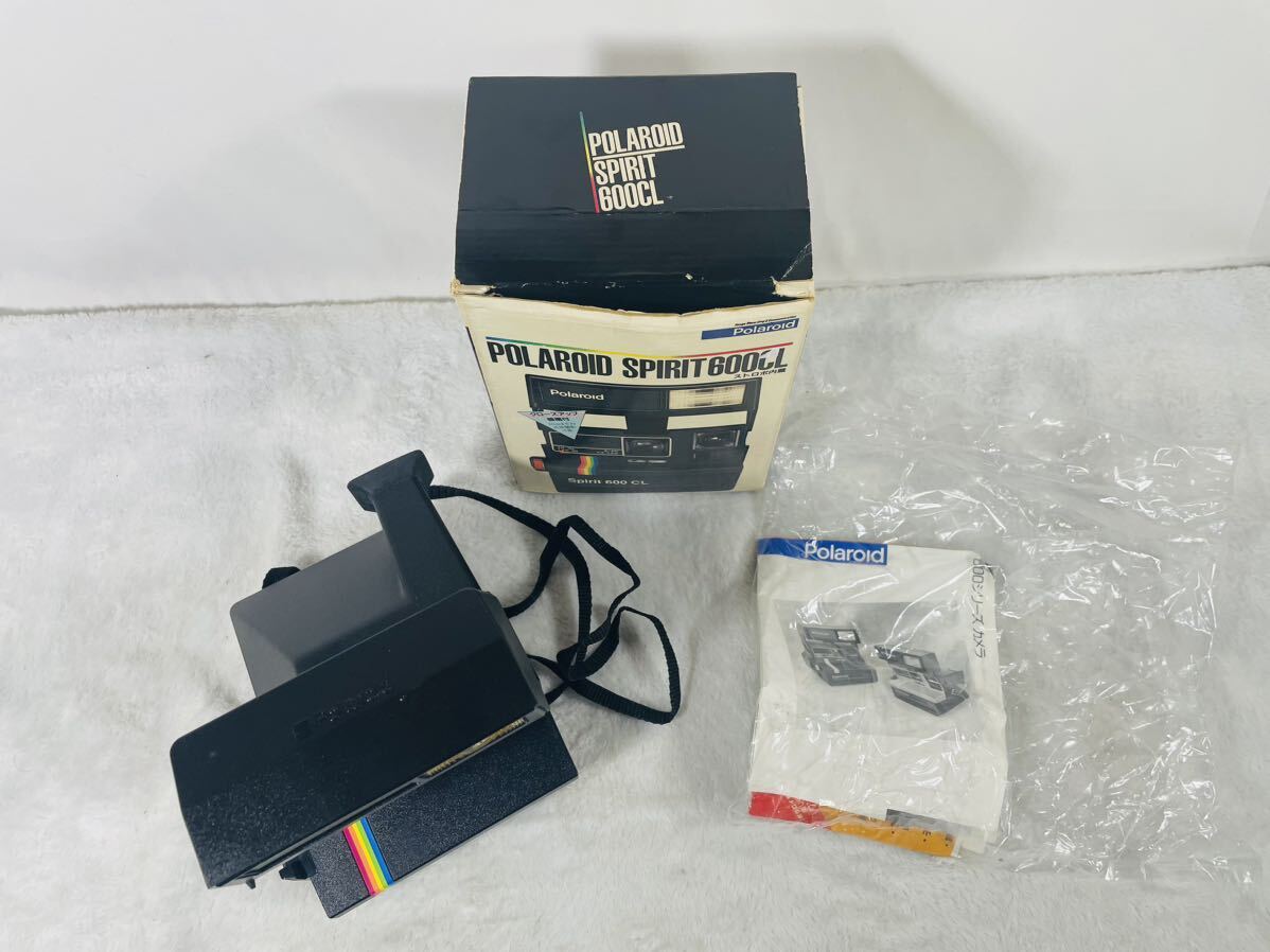 Polaroid ポラロイド Spirit 600 CL スピリット600 ポラロイドカメラ フィルムカメラ レトロ 動作未確認　箱説付き_画像2