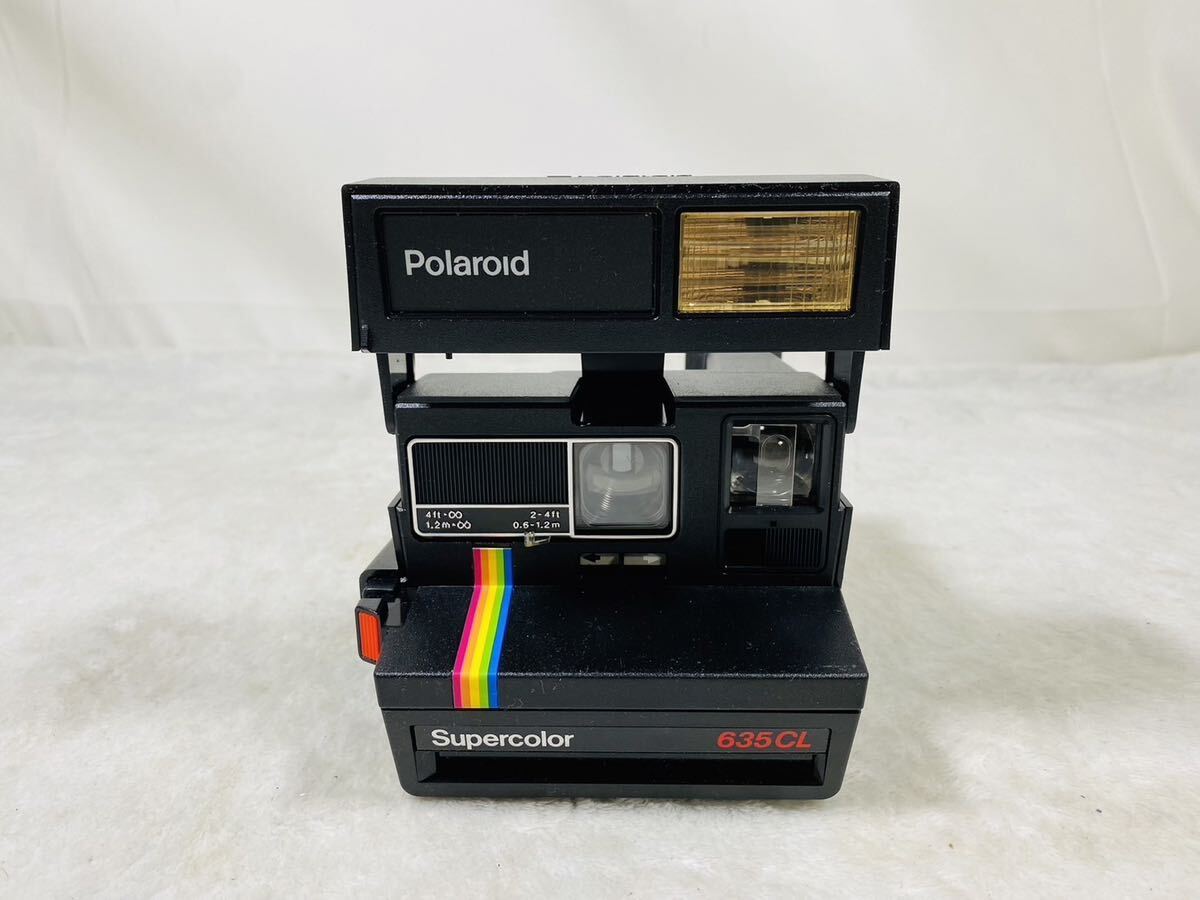 Polaroid ポラロイド Supercolor 635CL インスタントカメラ 動作未確認_画像5