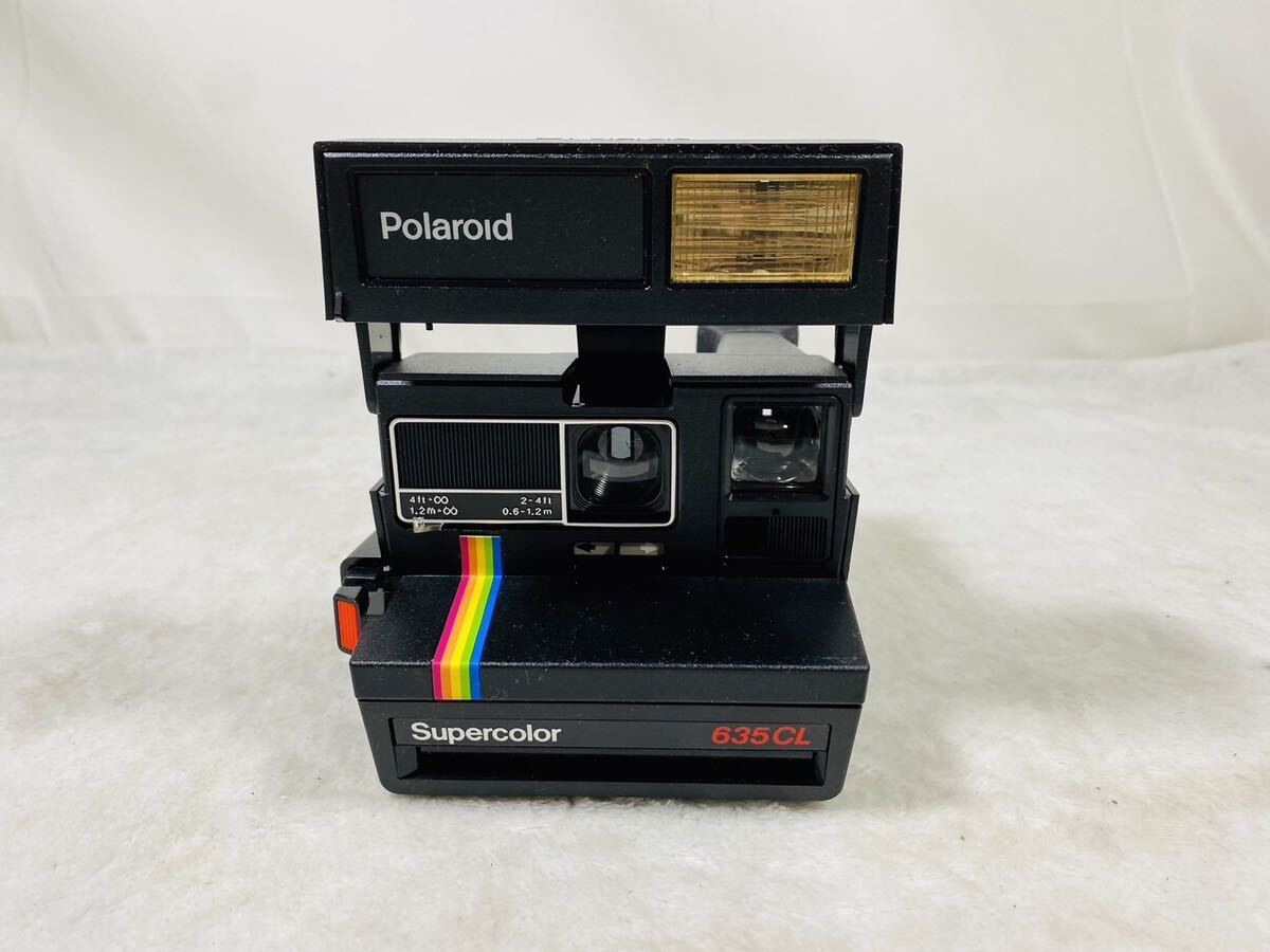 Polaroid ポラロイド Supercolor 635CL インスタントカメラ 動作未確認_画像4