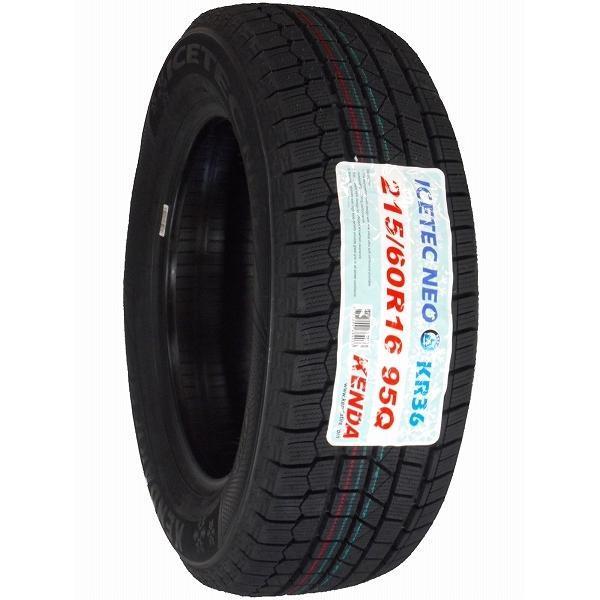 4本セット 215/60R16 2023年製 新品スタッドレスタイヤ KENDA KR36 送料無料 ケンダ 215/60/16_画像3