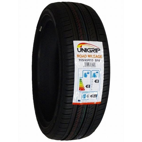 2本セット 165/45R15 2023年製造 新品サマータイヤ UNIGRIP ROAD MILEAGE 送料無料 165/45/15_画像3