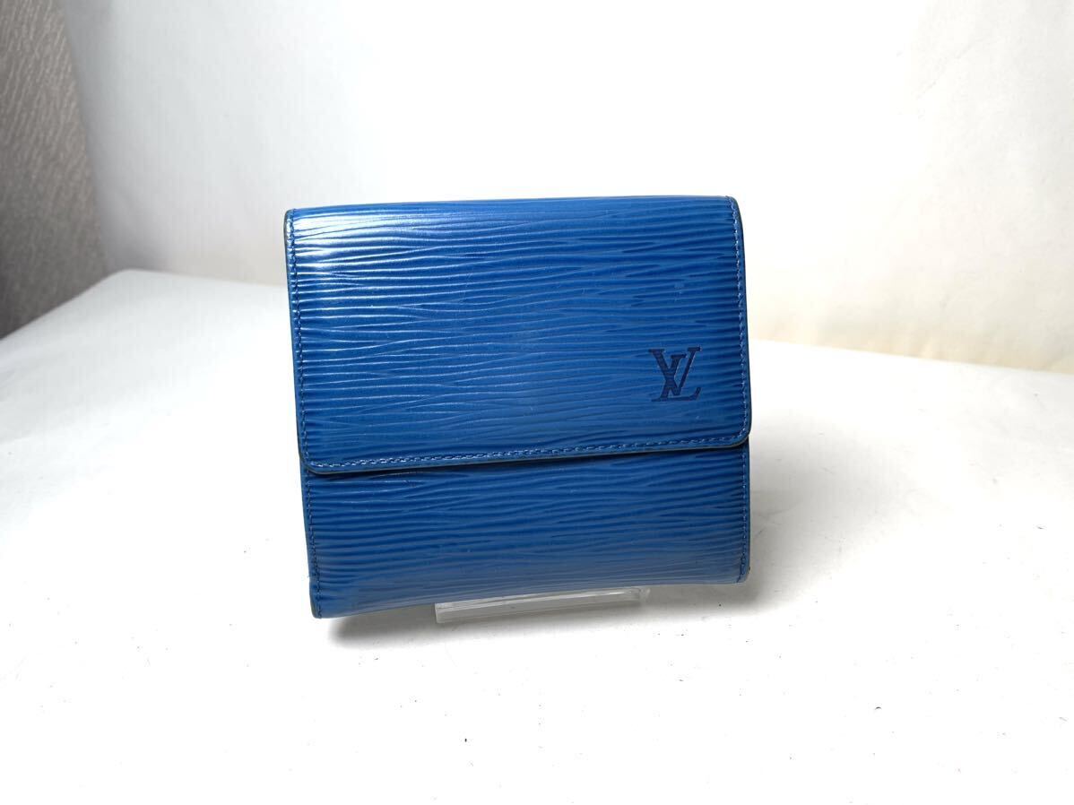 490 美品　1円 LOUIS VUITTON ルイヴィトン M6348H エピ ポルトモネ ビエ カルト クレディ Wホック 財布 ウォレット_画像1