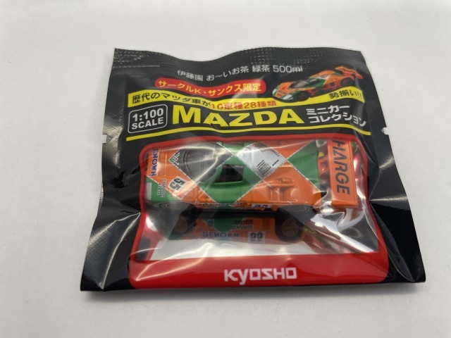 ■★サークルＫサンクス MAZDA（マツダ） ミニカーコレクション 787B（オレンジ・緑／KYOSHO／1：100スケール）の画像4