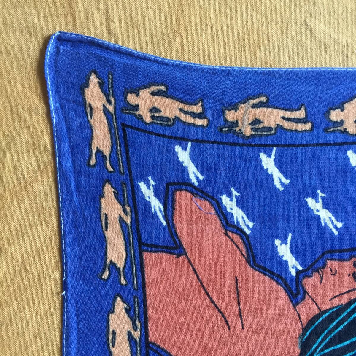 90's ヴィンテージ Disney ディズニー Pocahontas ポカホンタス バンダナ ハンカチ スカーフ 服飾小物 生地 100% COTTON コットン 綿の画像3