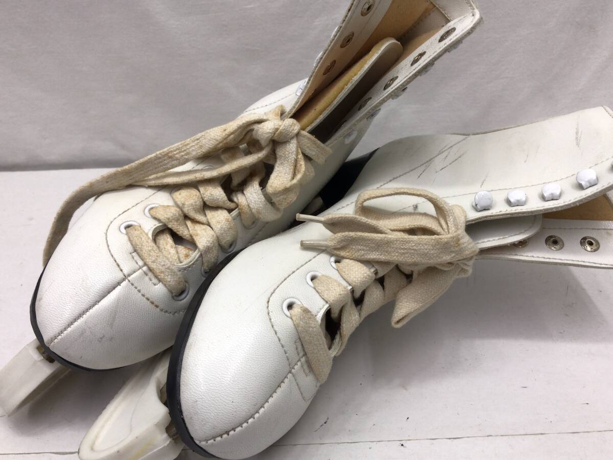 SSS サンエス フィギュアスケート スケート靴 FH-440 サイズ25cm ホワイト 24030601_画像4