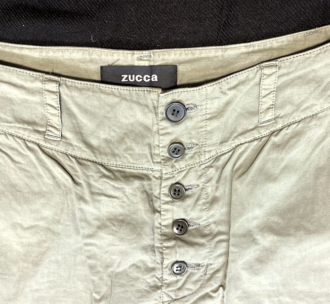 # ZUCCA| Zucca | Army способ хлопок брюки б/у одежда #