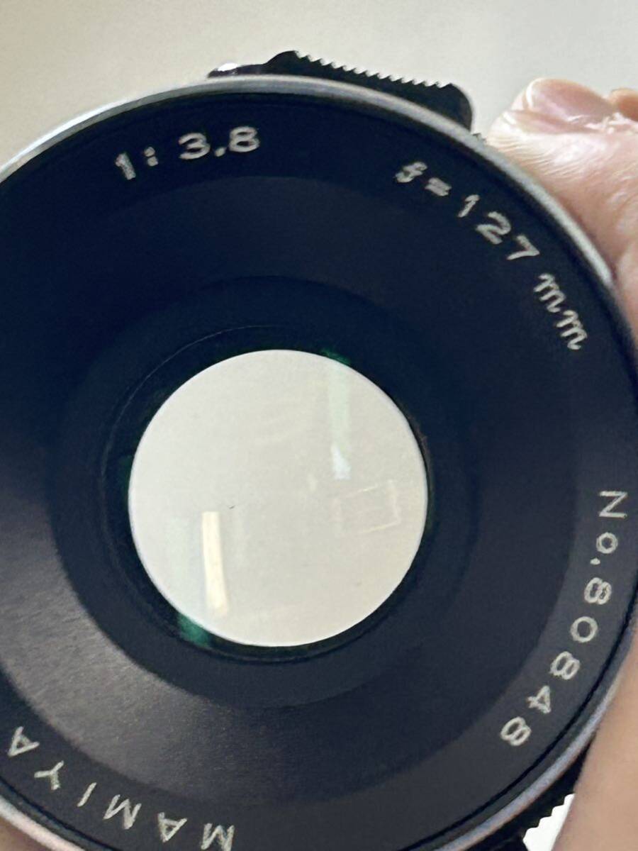 Mamiya sekor c f3.8 127mm マミヤ セコール レンズ RB67 フィルムカメラ 中判カメラ キャップ付き_画像3