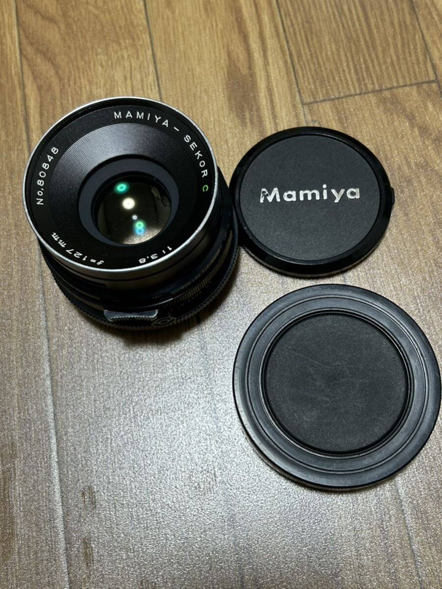 Mamiya sekor c f3.8 127mm マミヤ セコール レンズ RB67 フィルムカメラ 中判カメラ キャップ付き_画像8