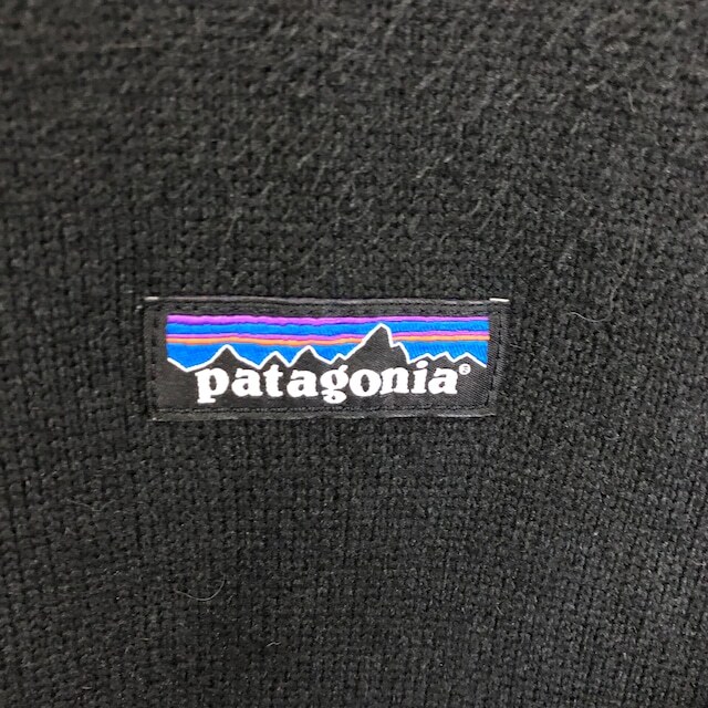 PATAGONIA フルジップ フリースジャケット 黒 メンズSサイズ パタゴニア アウトドア 古着 e24030608_画像5