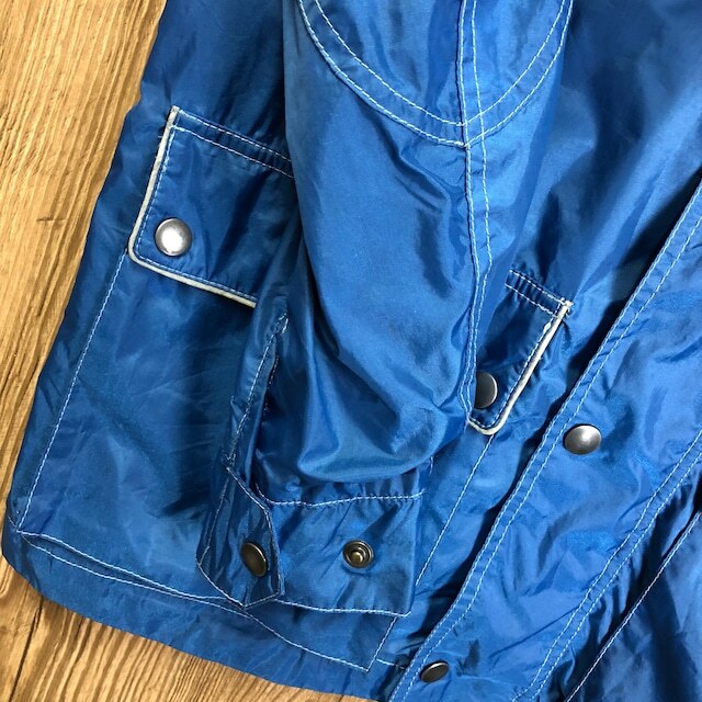 80s VINTAGE BELSTAFF ベルスタッフ ナイロンジャケット レーシングジャケット サイズ メンズL程 80年代 古着 e24031516_画像8