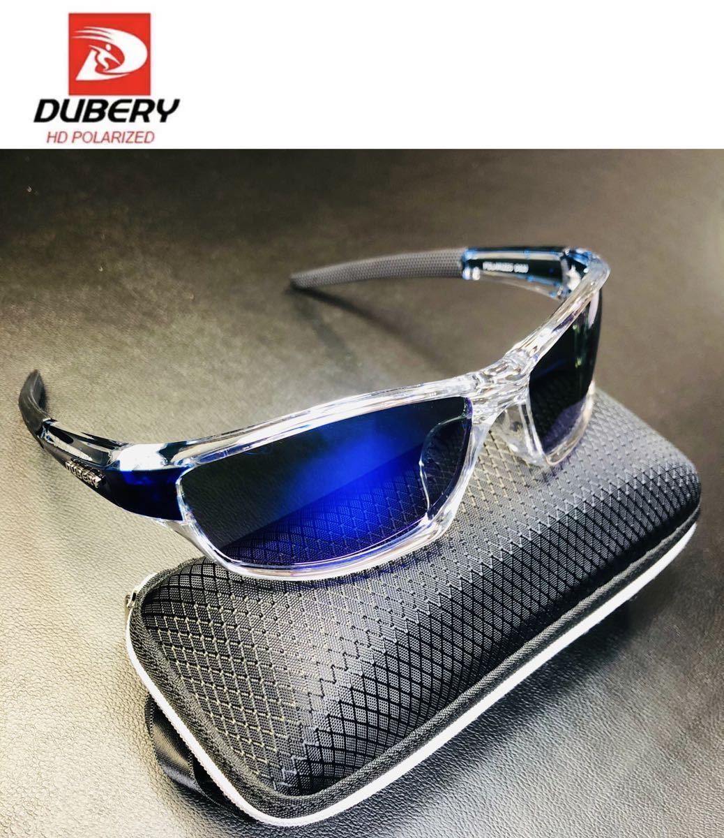 DUBERY サングラス 偏光グラス UV400 軽量 車 釣り アウトドア スポーティ おしゃれ スポーツ ドライブ ジョギング サイクリングの画像2