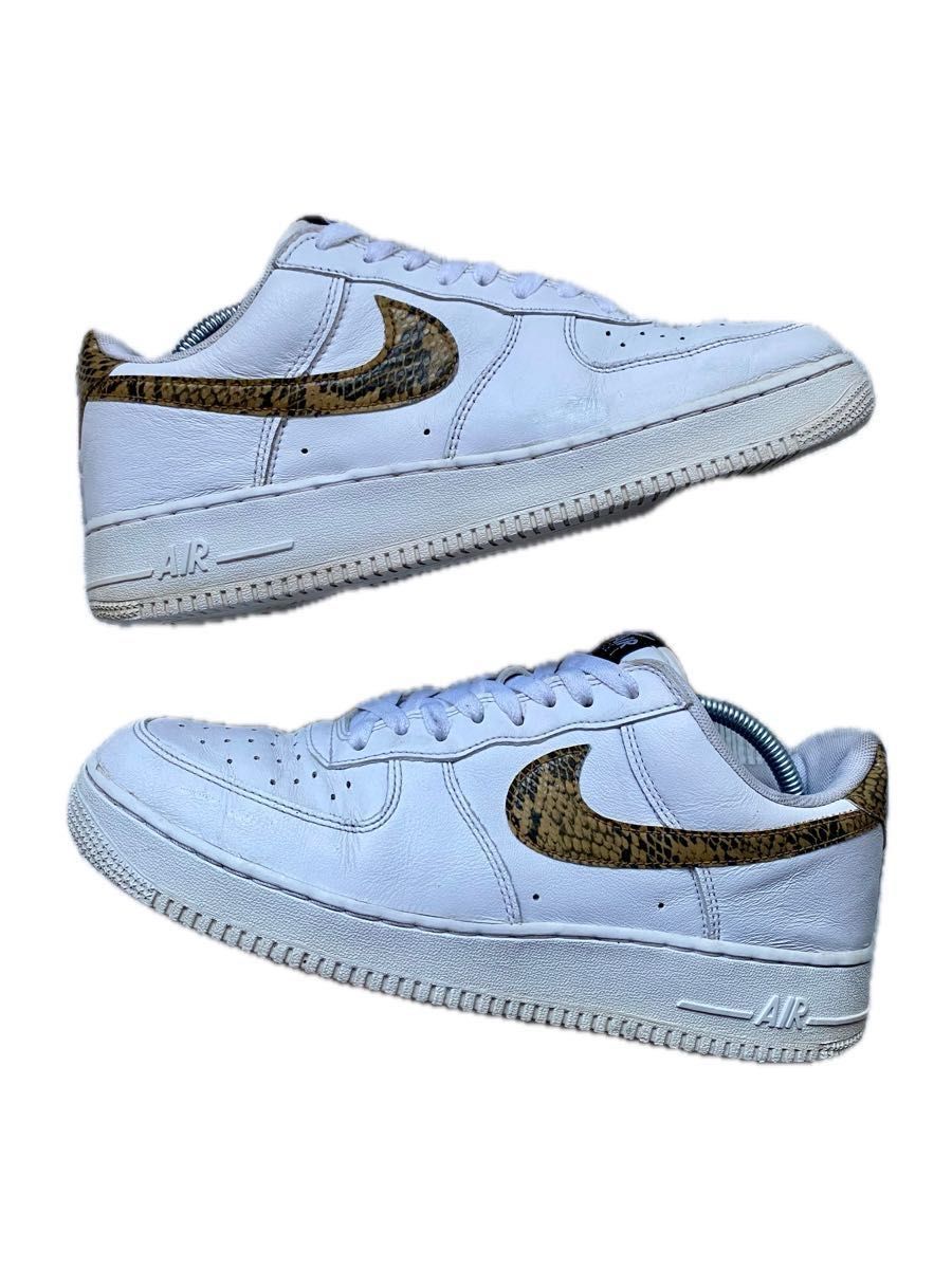 希少品】NIKE エアフォース1 スネーク 茶蛇 復刻モデル サイズ 希少品】NIKE エアフォース1 スネーク 茶蛇 復刻モデル サイズ